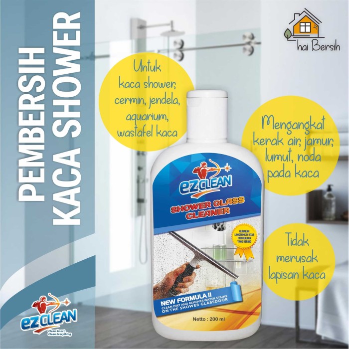 Jual EZCLEAN Shower Glass Cleaner Pembersih  Kaca Shower 