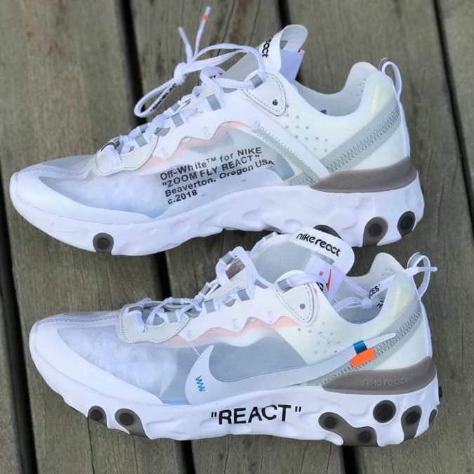 off white reacts