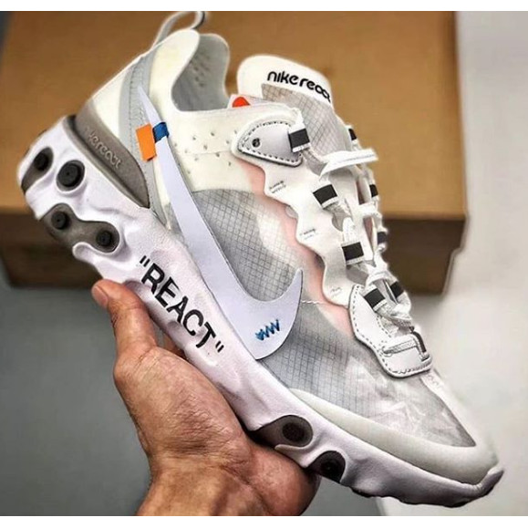 white react element