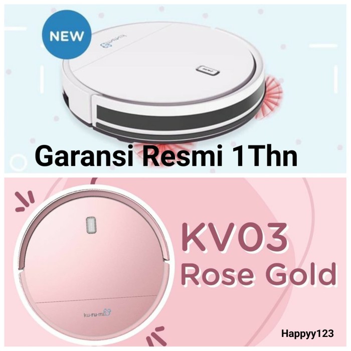 Jual Kurumi Robot KV03 Vacuum Cleaners Otomatis dengan Remote Control