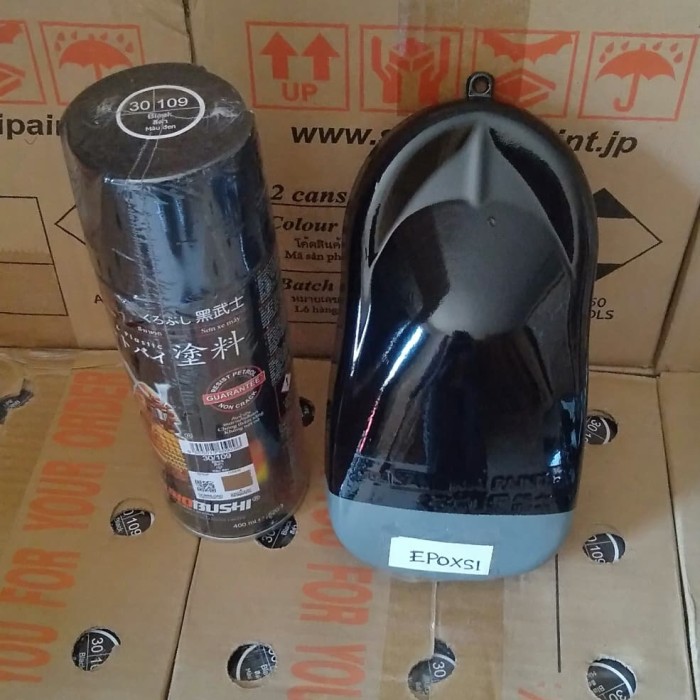 Jual Cat  Semprot Samurai  Paint Black Kilat 109 Hitam  