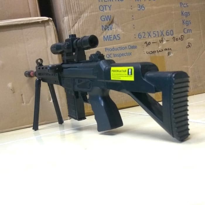 Jual Mainan Tembakan Premium Airsoft Gun Spring M2008 Mini