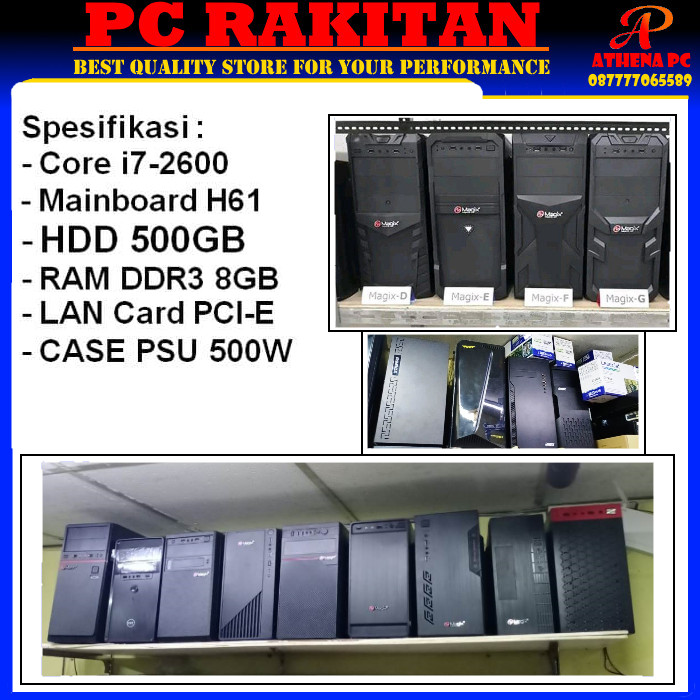 Jual Komputer PC Rakitan Murah Server UNBK Core i7-2600 