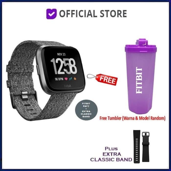 versa charcoal woven band
