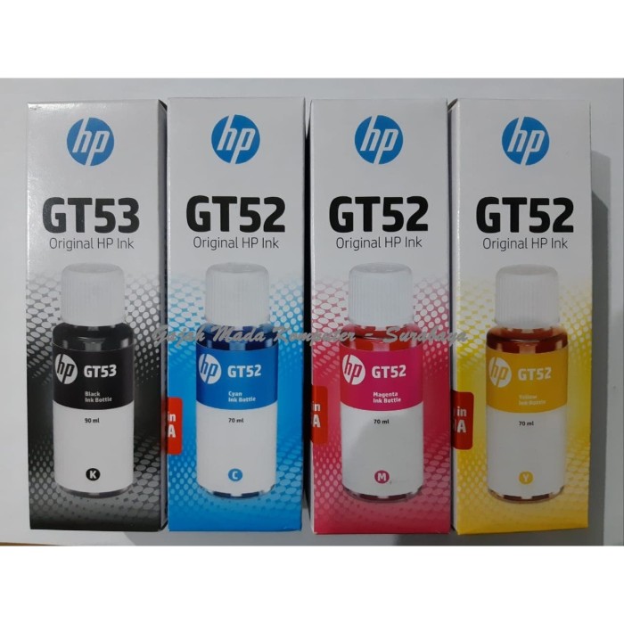 Jual Tinta Original HP GT 53 GT 52 Set untuk Ink Tank 315