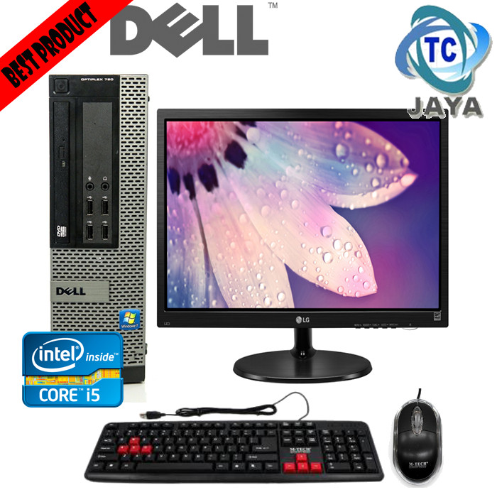 Jual PC Built UP Dell OptiplexIntel Core i5 - Plus Monitor 