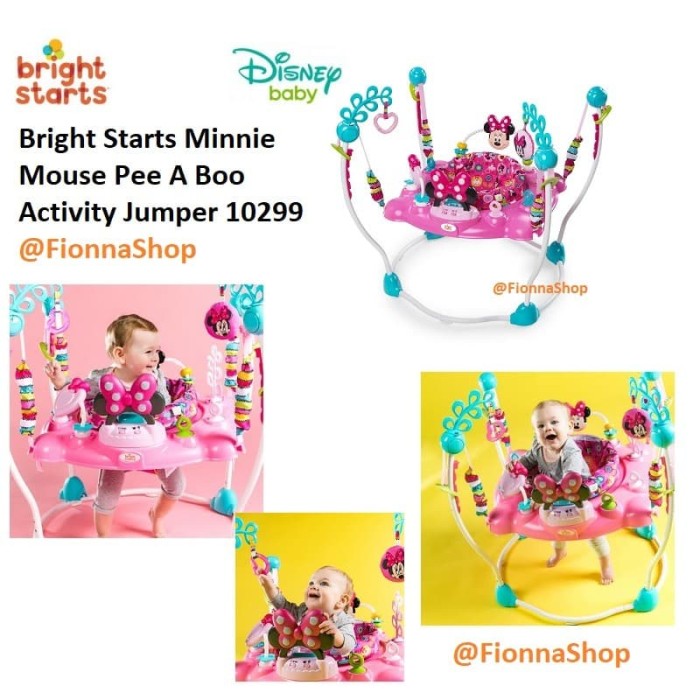 minnie mouse baby jumperoo