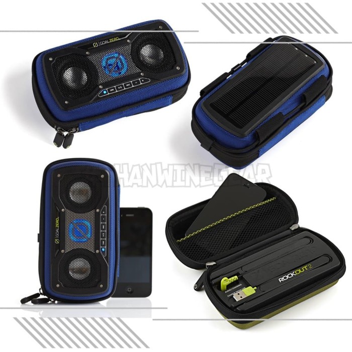 rock out 2 solar rechargeable speaker