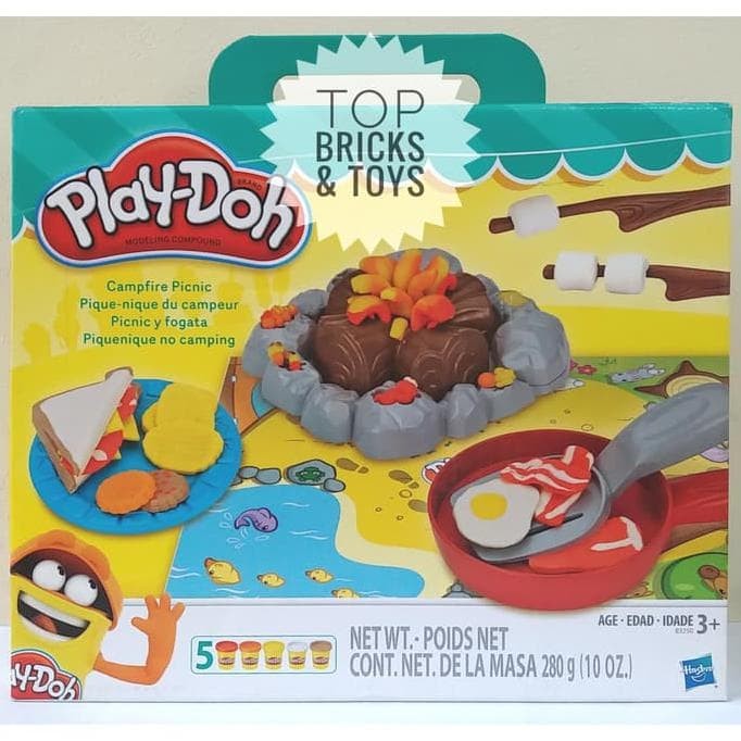 play doh campfire