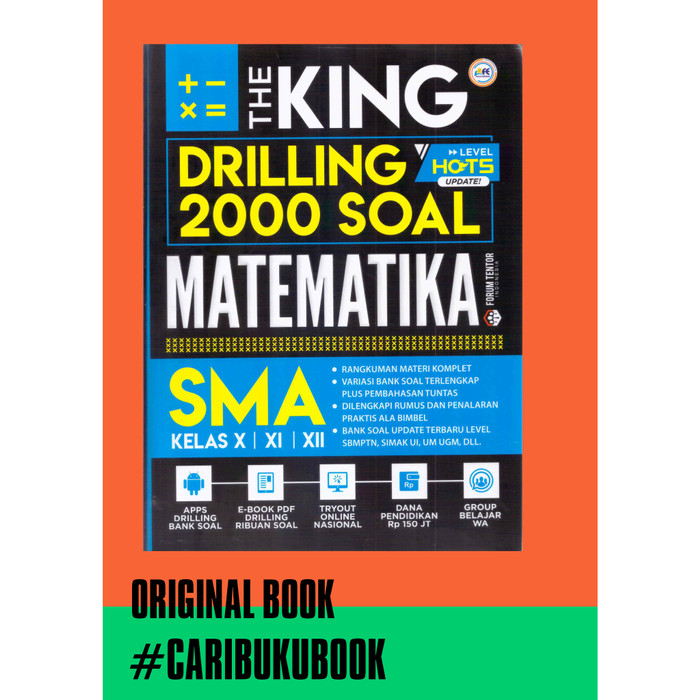 Jual Buku The King Drilling 2000 Soal Matematika Sma Kab Sleman Cari Buku Book Tokopedia