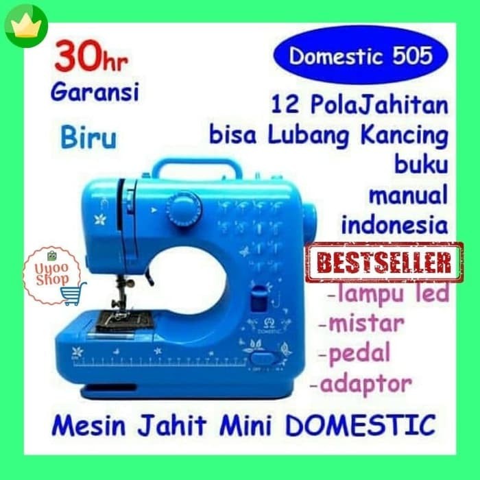 Jual Mesin Jahit Mini Portable Dengan 12 Pola Jahitan Dan Lubang Kancing Jakarta Barat Toko Jakarta Tokopedia