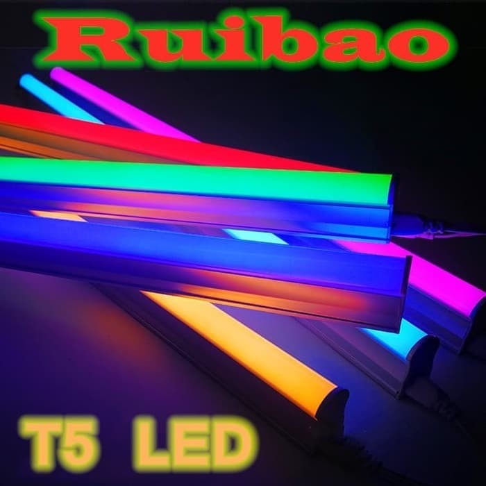 Jual Lampu TL Neon T5 LED 18W 120cm Tube Warna Warni 