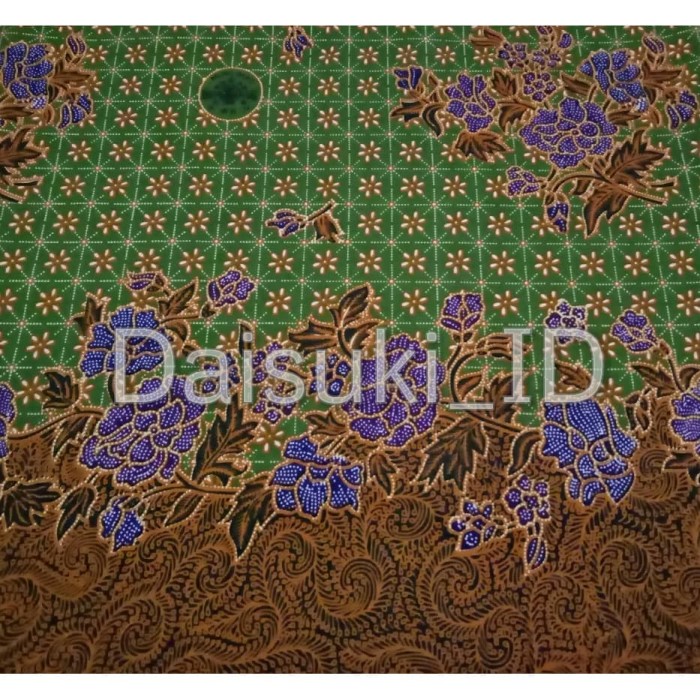 Jual Bahan  Kain Batik  Seragam  Muslimat NU Hijau Tua Gelap 