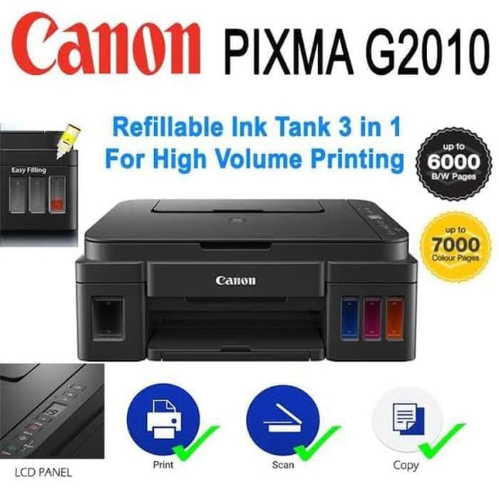 Jual Printer Canon G2010 New Garansi Resmi 2 Tahun 