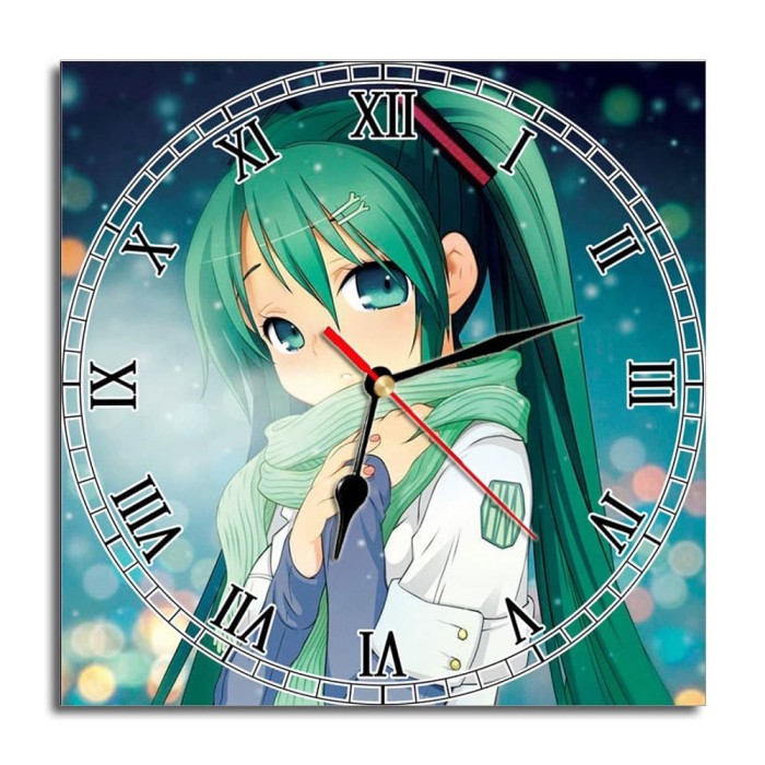 Jual Jam Animasi Kartun Jepang Hatsune Miku 40x40cm Jam Karakter Hiasan Jakarta Barat Pied Piper Shop Tokopedia