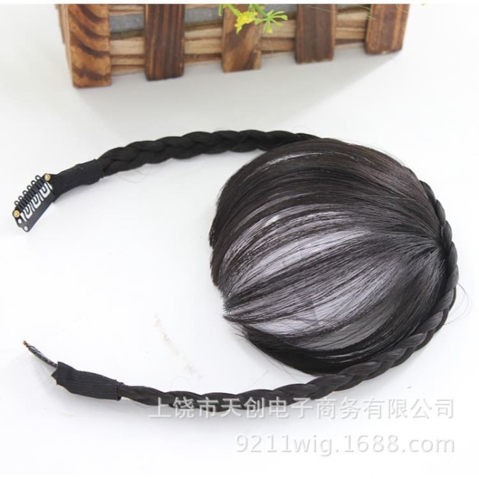 Jual PK poni clip klip kepang braid bang hair clip rambut Jual PK poni clip klip kepang braid bang hair clip rambut