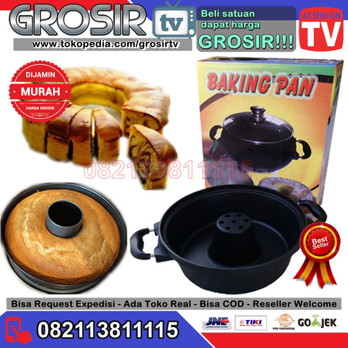 Jual Panci Untuk Membuat Kue Bolu Bakar Pakai Kompor Baking Pan Jakarta Timur Grosir Tv Tokopedia