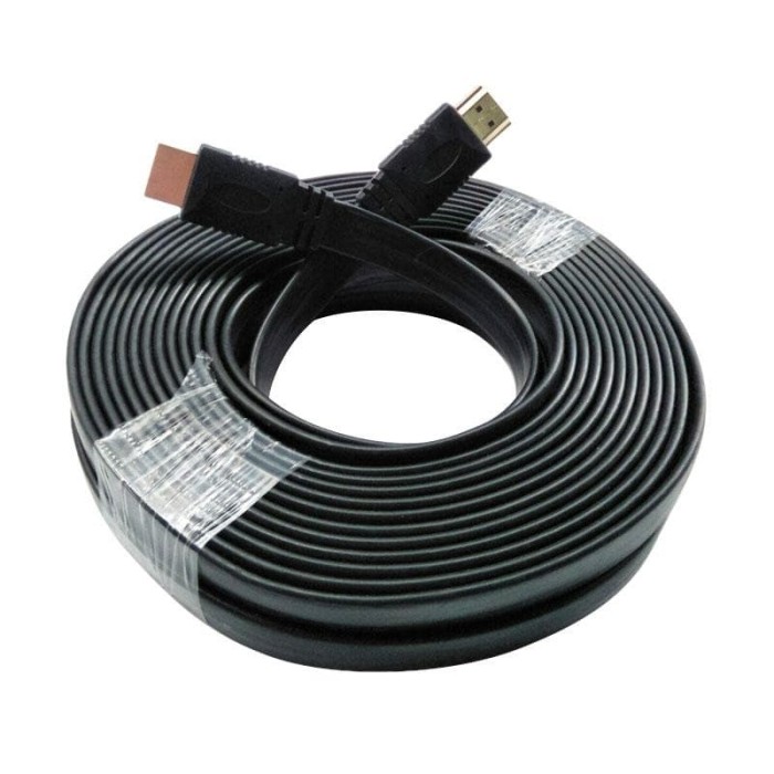 Jual KABEL HDMI 10M FLAT / CABLE HDMI 10 M / HDMI 10 METER - Jakarta ...