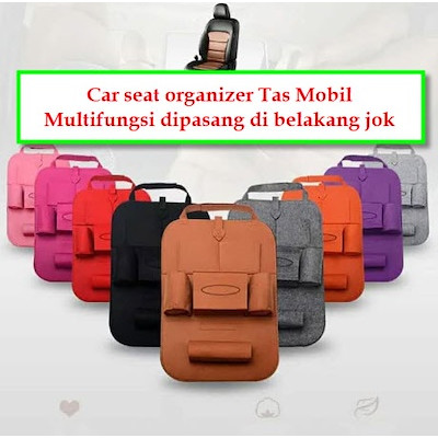 Jual CAR SEAT ORGANIZER TAS KURSI  RAK MOBIL  MULTIFUNGSI 