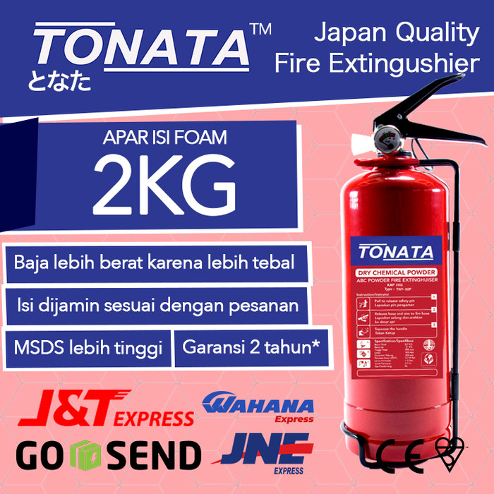 Jual APAR 2KG TONATA / FOAM 2 KG / Set Komplit - Kab. Tangerang