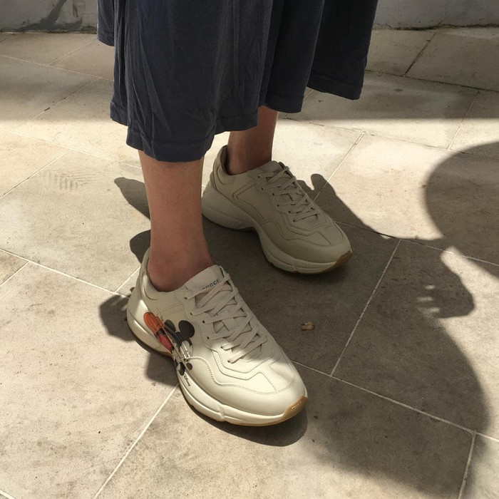 disney x gucci rhyton sneaker