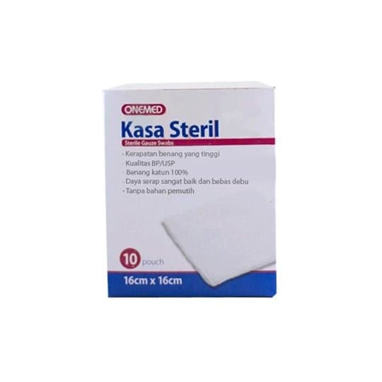 Jual ORIGINAL Kasa  Steril  16x16cm Onemed Gauze Swab 