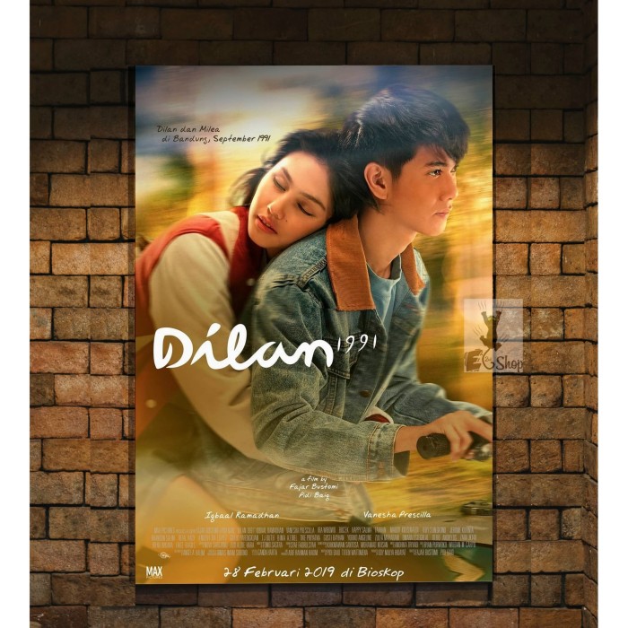 Jual Poster Film - Dilan 1991 - Dilan Milea - Poster Murah ...