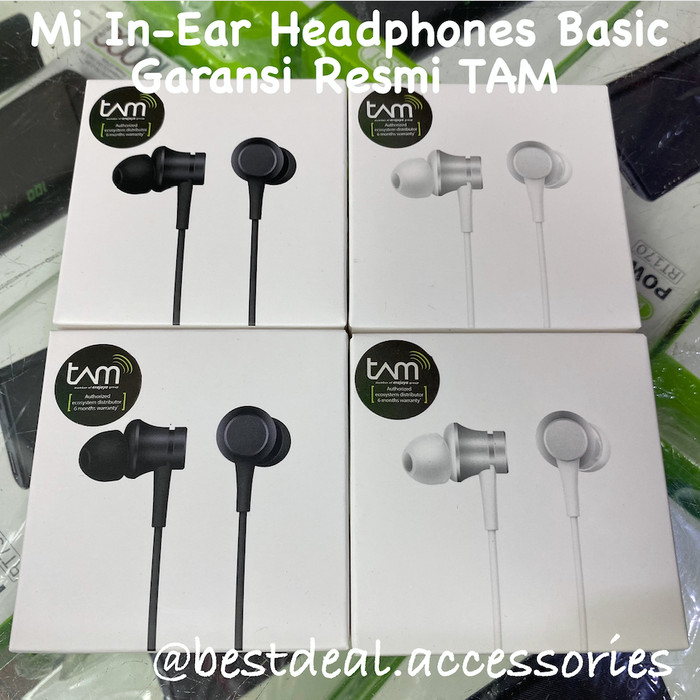 Jual Xiaomi Mi In Ear Headphones Basic - Mi Earphone Basic