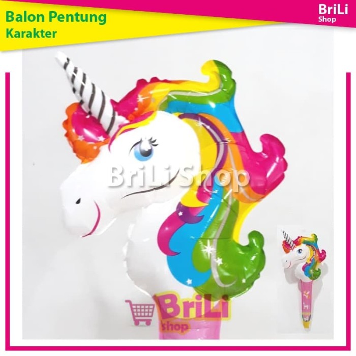 Jual Balon Pentung Kuda Unicorn Pony | Balon Tongkat