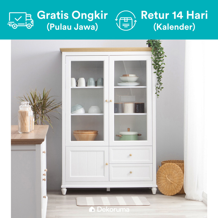  Jual  Dekoruma Kanou Lemari Kabinet Dapur  Pintu  Kaca  High 