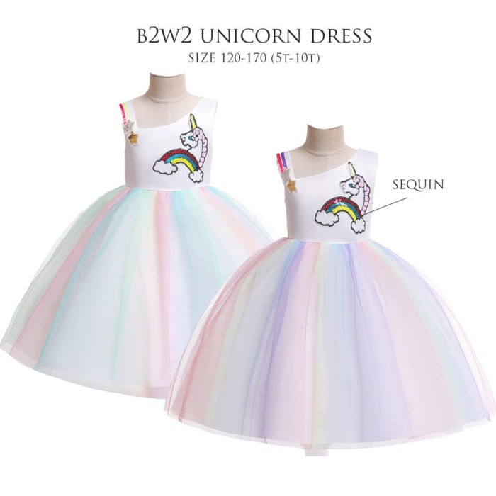 unicorn dress 3t