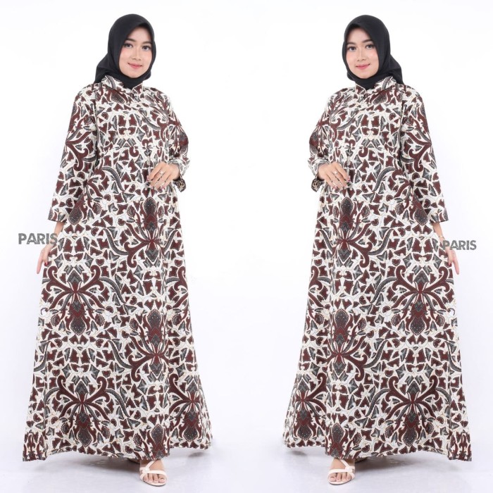 Foto Produk Baju dress gamis wanita Jumbo Ld 120 batik katun ORI unggul jaya AAA dari TABASAMA