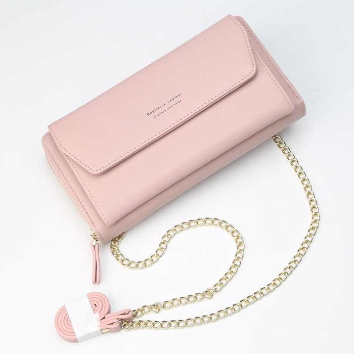 light pink clutch bag