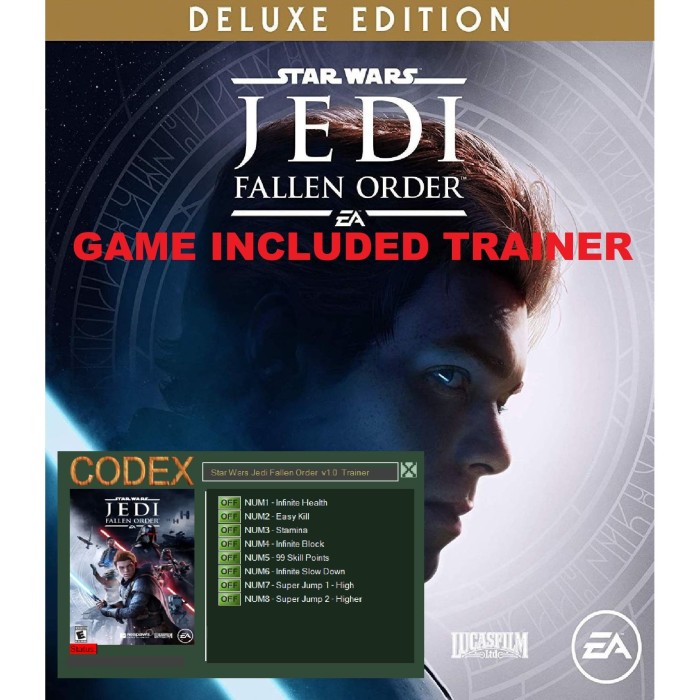 Jedi Fallen order Deluxe Edition что входит.