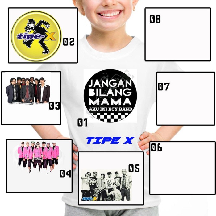 Jual Kaos Dewasa Band Tipe X 01 06 Print Cat Jakarta Selatan Musikband135 Tokopedia