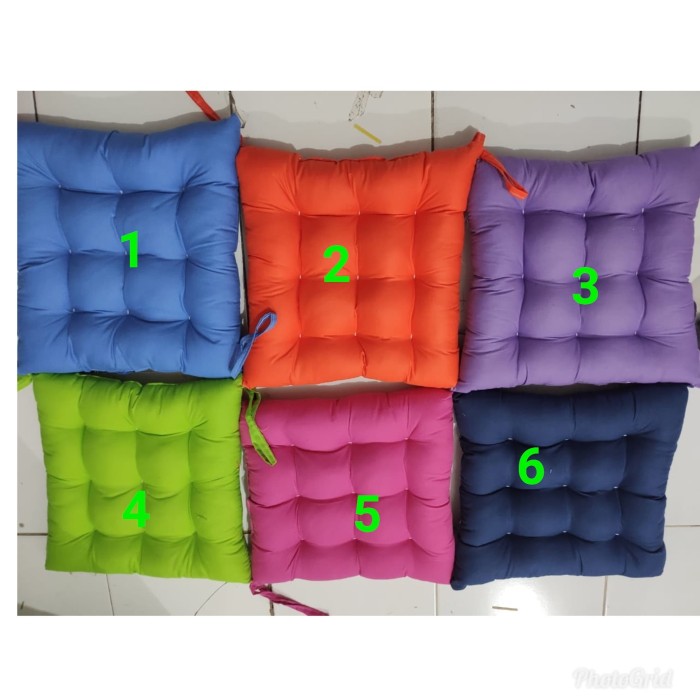  Jual  Bantal  Empuk Alas Kursi  bahan halus ada tali untuk ikat Biru Muda Jakarta  Pusat 