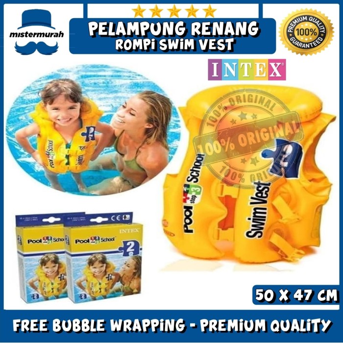 Jual Pelampung  Rompi Renang  Anak  Baju  Berenang INTEX 