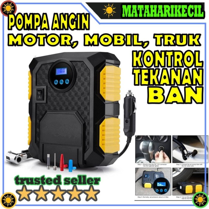 Jual Pompa Ban  Mobil  Truk Cek Tekanan Angin Kompresor 