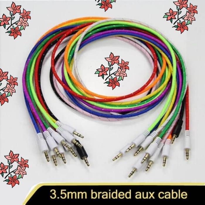 Foto Produk kabel aux auk mini stereo 1mtr dari lasman toji