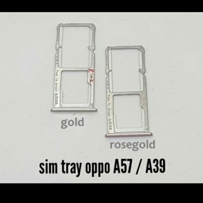 Foto Produk Saya menjual SIM TRAY SIM LOCK TEMPAT KARTU SIM OPPO A39 OPPO A57 dari Tokoaccku
