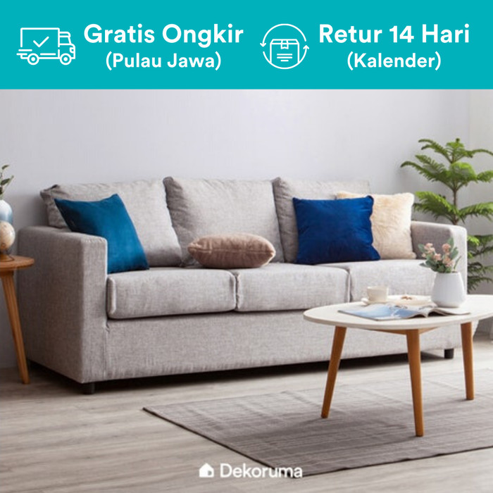 Promo Hiro Sofa  3 Seater Scandinavian atau Sofa  Minimalis  