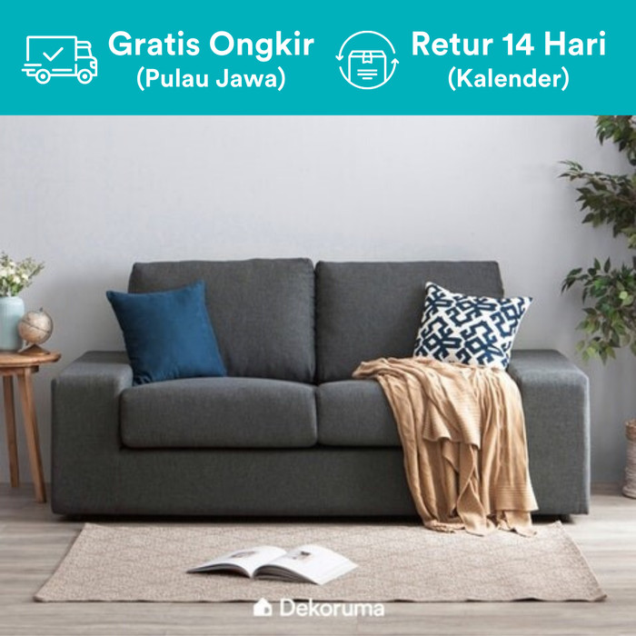 Promo Michi Sofa 2 Seater Scandinavian atau Sofa Minimalis 2 Dudukan