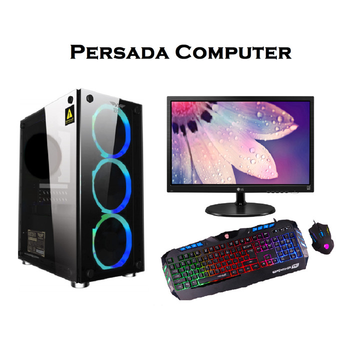 Jual PAKET LENGKAP PC GAMING AMD RYZEN 3 3200G + LED Monitor + Rexus