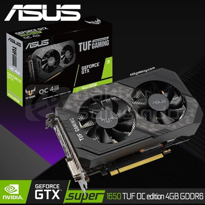 Jual VGA ASUS  TUF  GTX 1650 SUPER 4GB GDDR6 OC DUAL FAN 