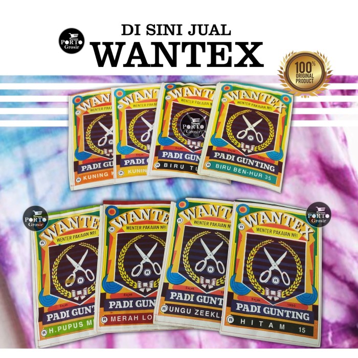 Jual Wantex Padi Gunting Celep Pewarna Kain Wantek Wenter ...