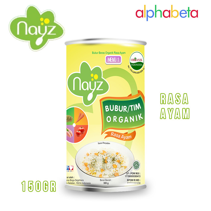 Jual NAYZ BUBUR BERASTIM MPASI BAYI ORGANIK HOME MADE