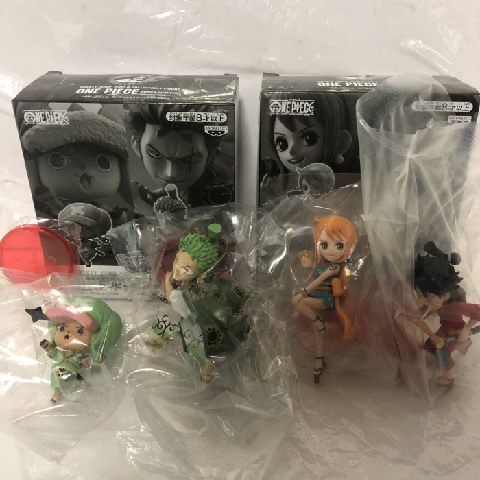 ONE PIECE JUMP LIMITED WCF WA NO KUNI LUFFY NAMI ZORO CHOPPER SET