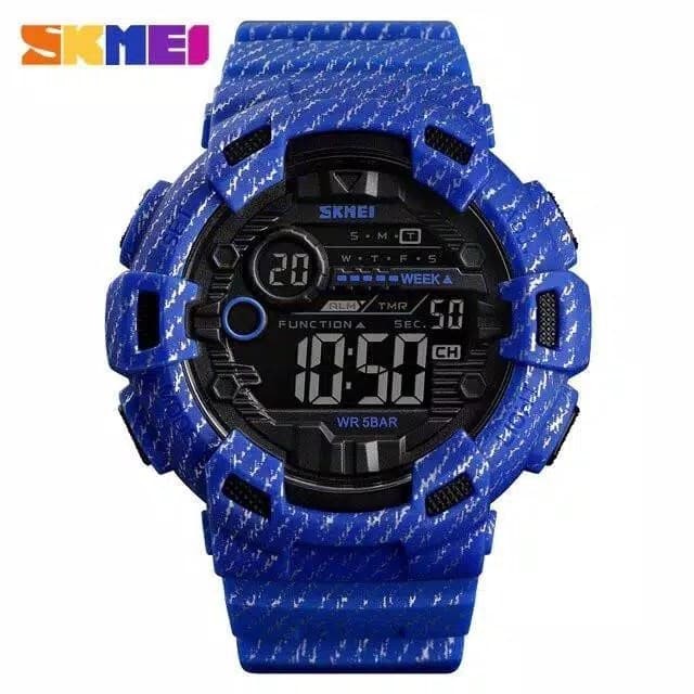 Foto Produk JAM TANGAN SKMEI 1472 - JAM TANGAN PRIA - AKSESORIS PRIA - Biru dari Bocianz Store Official