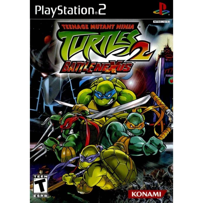 ninja turtles playstation 2