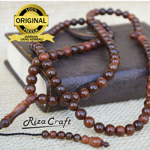 Jual Tasbih Kayu Kokka Kaukah Koka Bulat Coklat Asli Turki 99